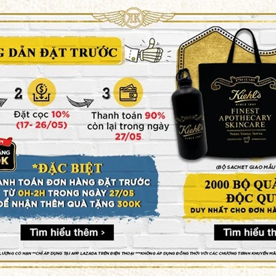 Kiehl’s Since 1851 đã kết hợp cùng Lazada - sàn thương mại điện tử hàng đầu Đông Nam Á  tổ chức sự kiện kỷ niệm hành trình 170 năm đồng hành và đem lại dịch vụ tối ưu cho người tiêu dùng.