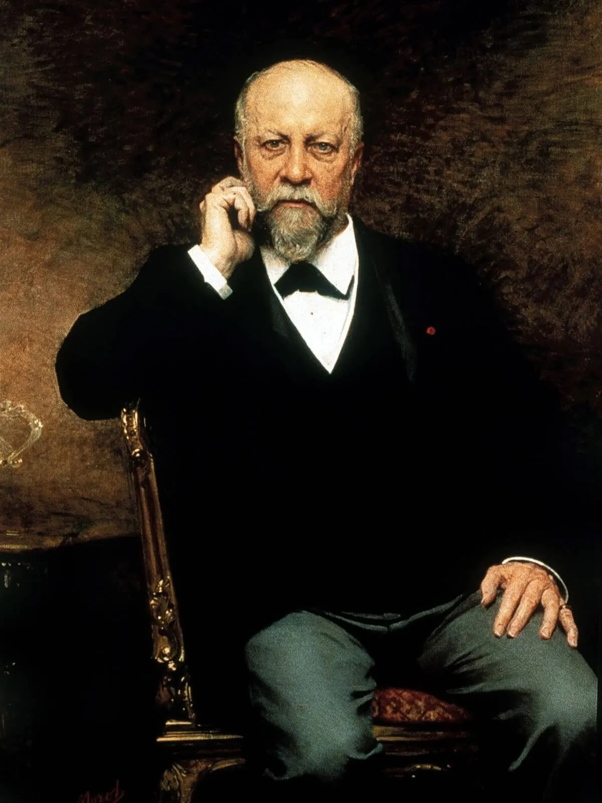 Chân dung thợ hoàn kim tài ba Frédéric Boucheron.