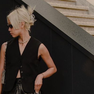 xu hướng thời trang black on black