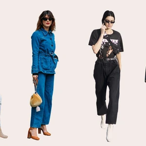 Mặc đẹp với denim như Caroline de Maigret, Jeanne Damas, Kendall Jenner, Hailey Bieber