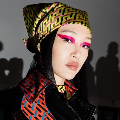 versace headscarf