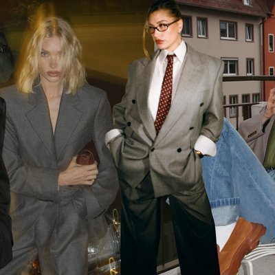 phong cách "girl boss" cùng áo blazer độn vai