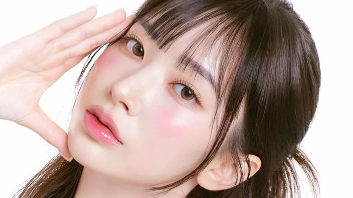 Cô gái da trắng mịn, không mụn trứng cá