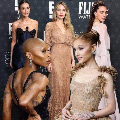 thời trang thảm đỏ Critics Choice Awards 2025