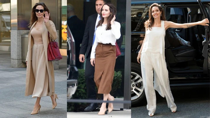 Thời trang đã đưa Angelina Jolie trở lại đúng với đẳng cấp của mình