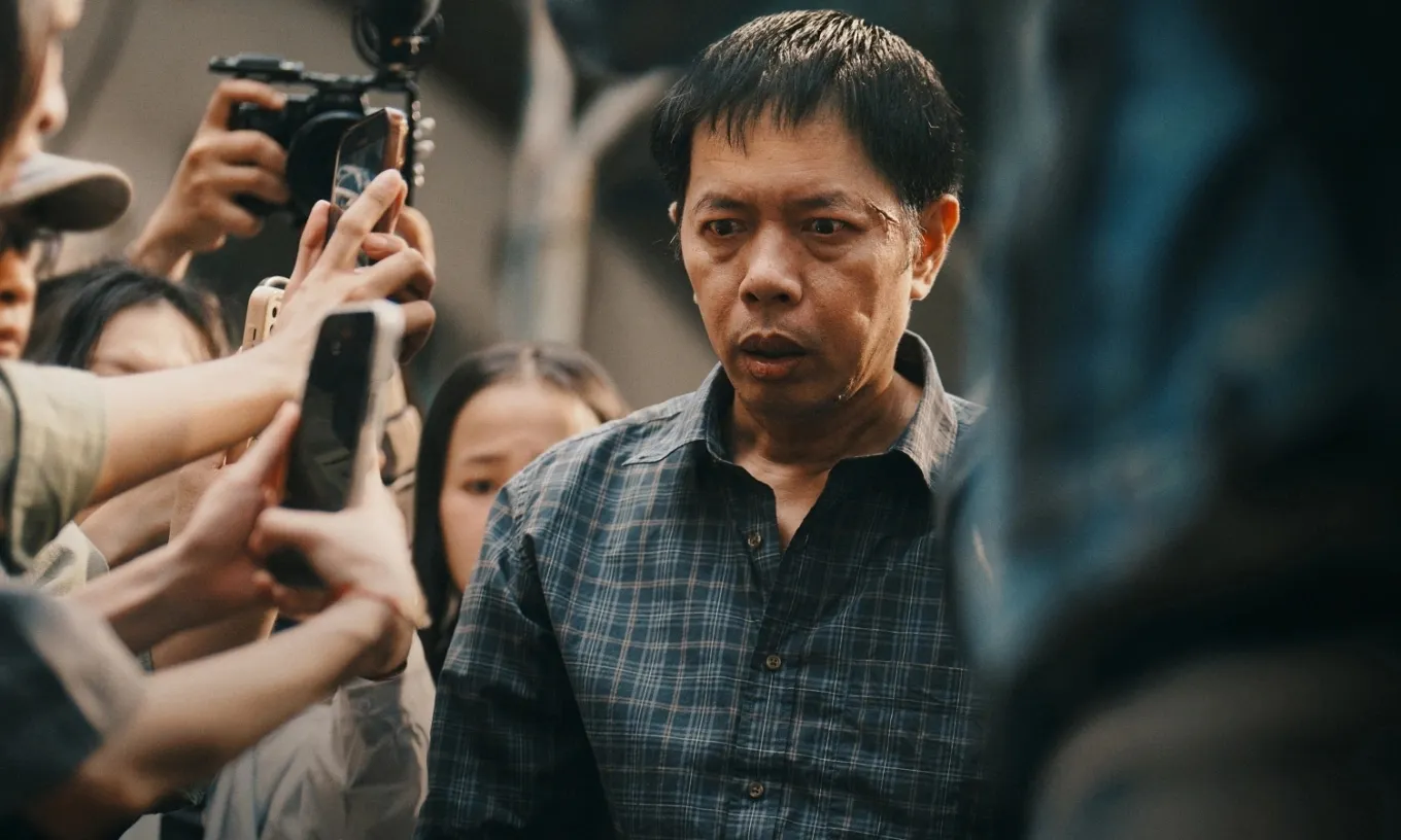 Diễn viên Thái Hòa trong phim Anh Hùng.