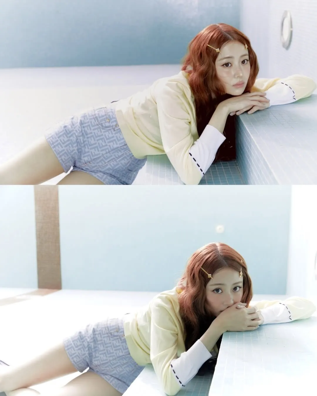 Huh Yunjin trong chiến dịch FENDI Pre-Collection Thu/Đông 2026