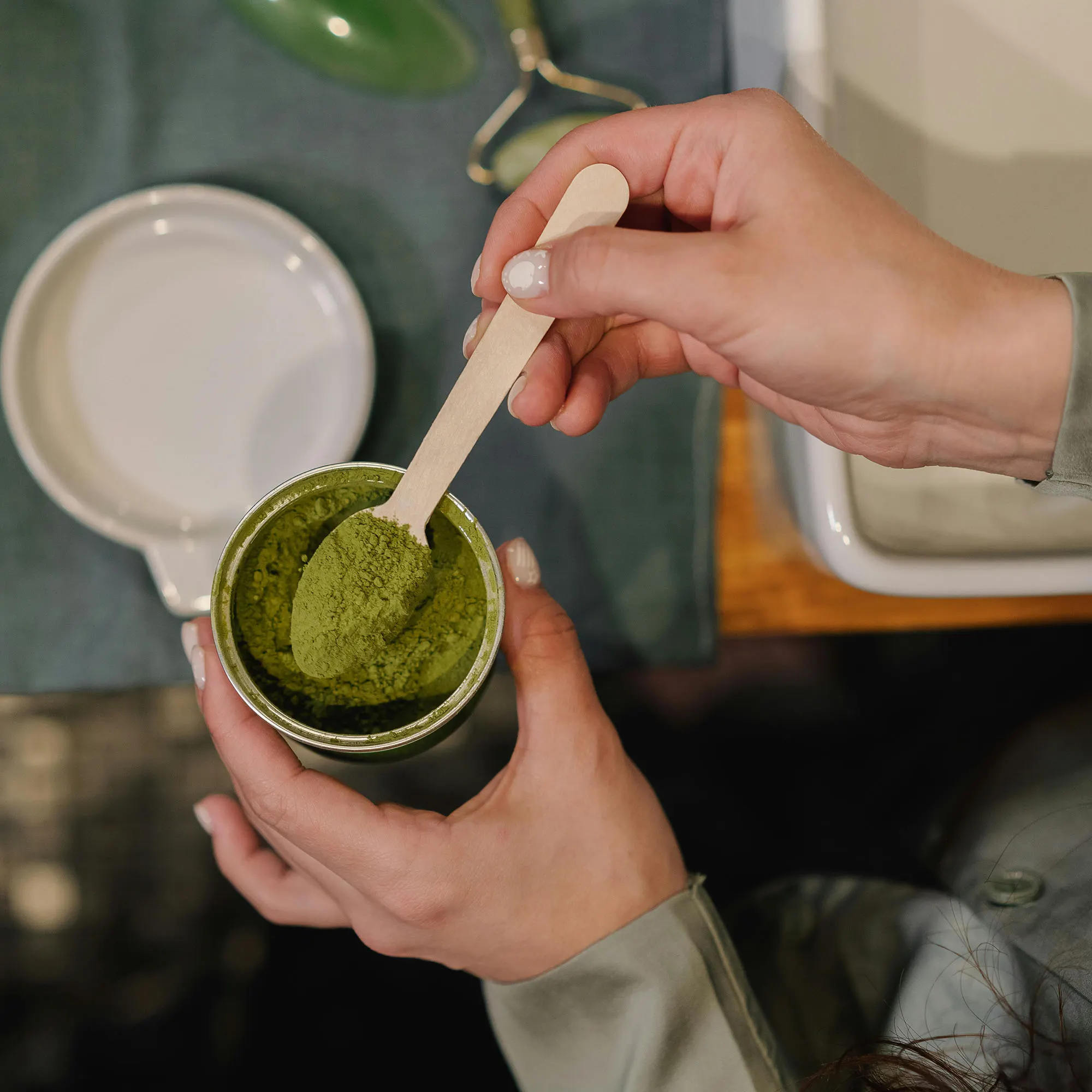 bột matcha