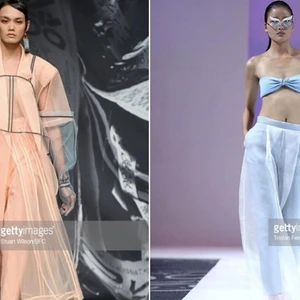 Hai người mẫu Việt trình diễn tại Tuần lễ thời trang London 2019