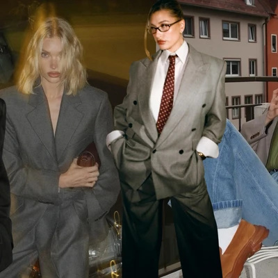 phong cách "girl boss" cùng áo blazer độn vai