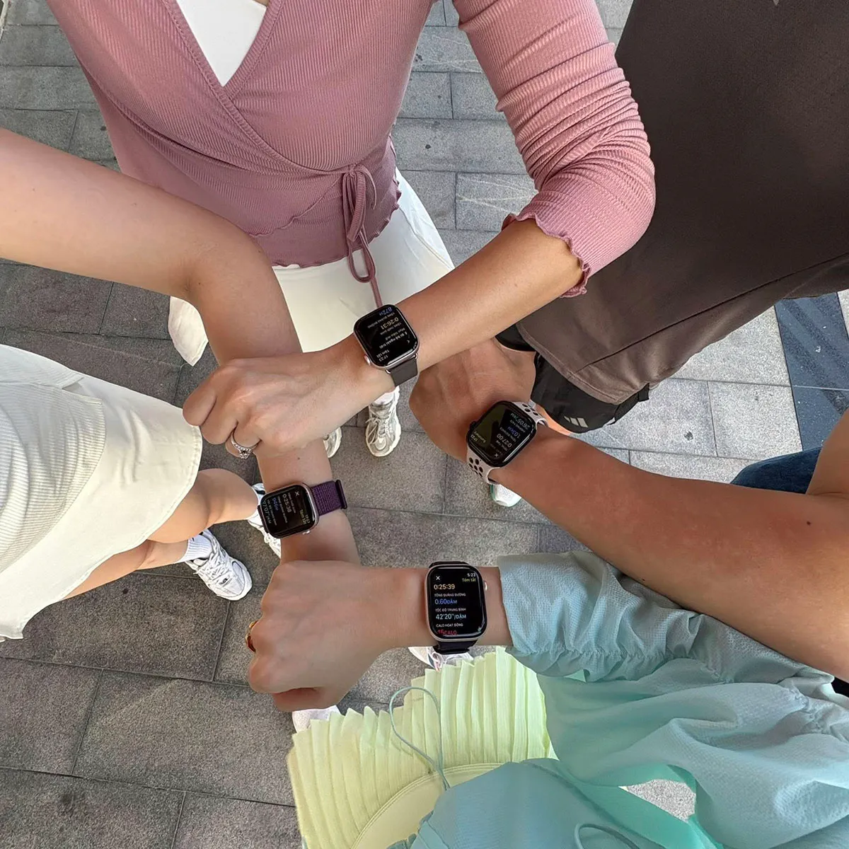 sử dụng apple watch series 10 tập luyện