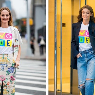 Vì sao bầu cử xuất hiện trong thời trang? (Ảnh: fashionista, Popsugar)