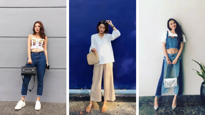 Sắc trắng - denim chiếm trọn tủ đồ fashionista Việt tháng 7