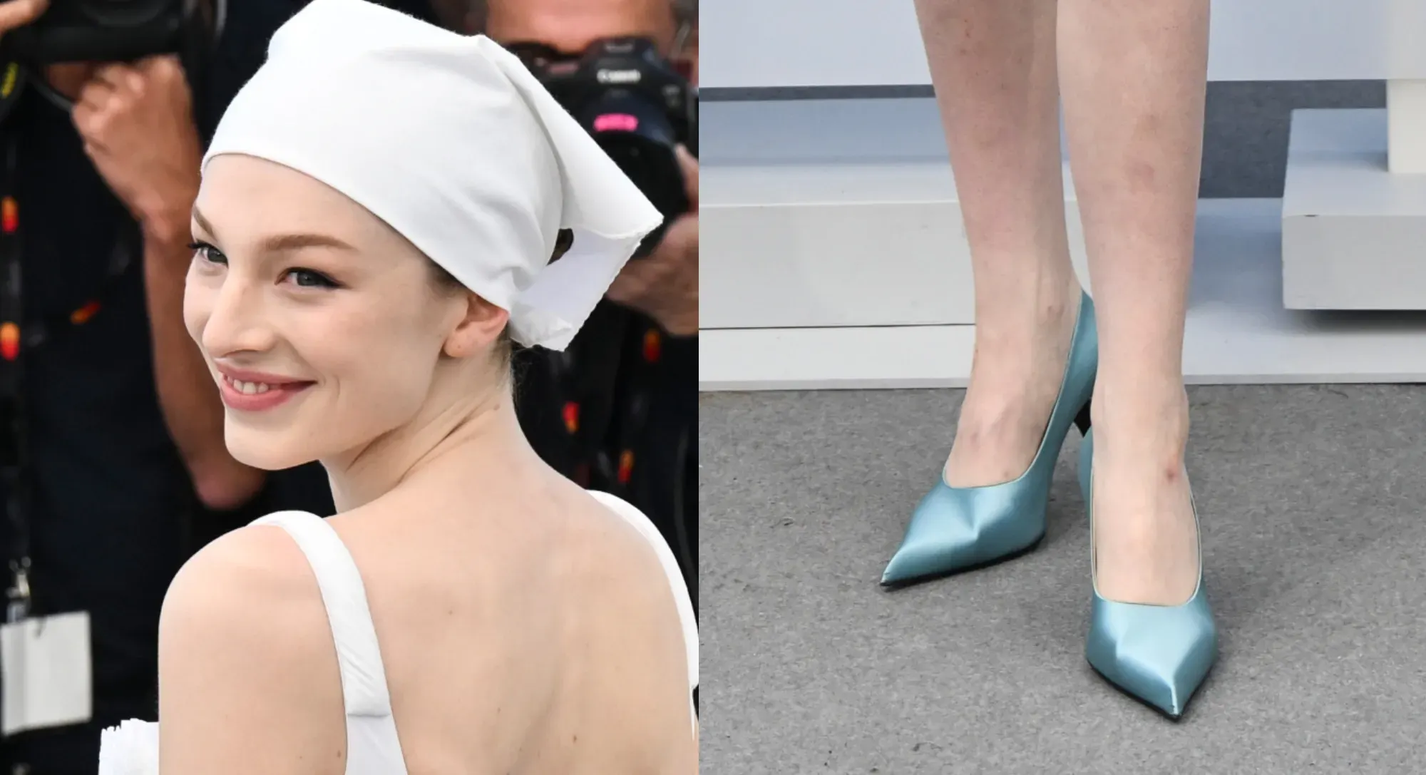 Hunter Schafer diện thời trang Prada