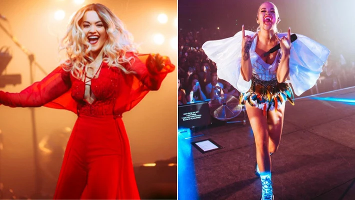 Ca sĩ Rita Ora khuấy động sân khấu tour diễn Pheonix trong thiết kế của NTK Công Trí