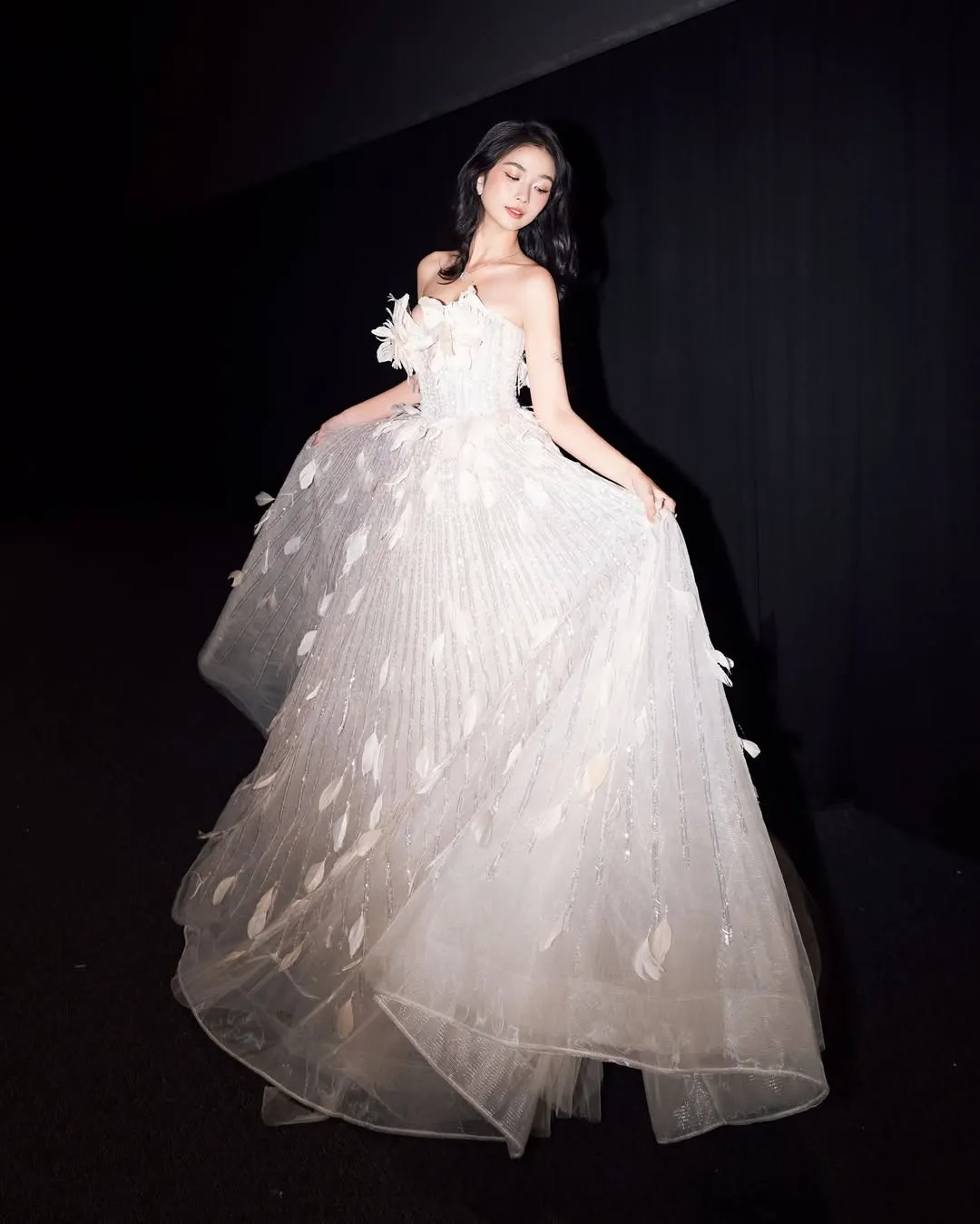 đầm dạ hội đi prom 