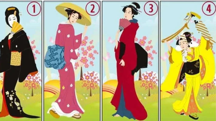trắc nghiệm bức tranh geisha
