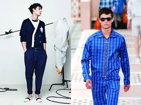 Từ trái qua: Balmain, Louis Vuitton