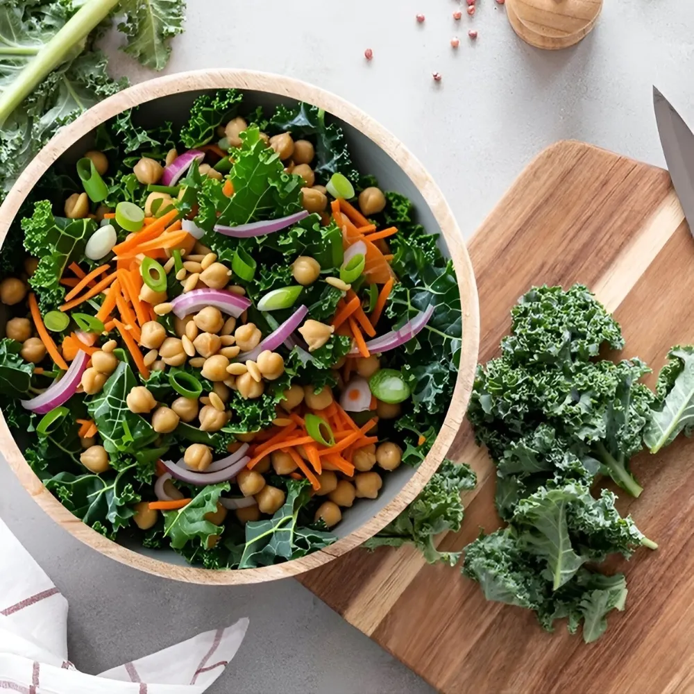 Cải xoăn (kale) là loại thực phẩm tốt cho mắt.