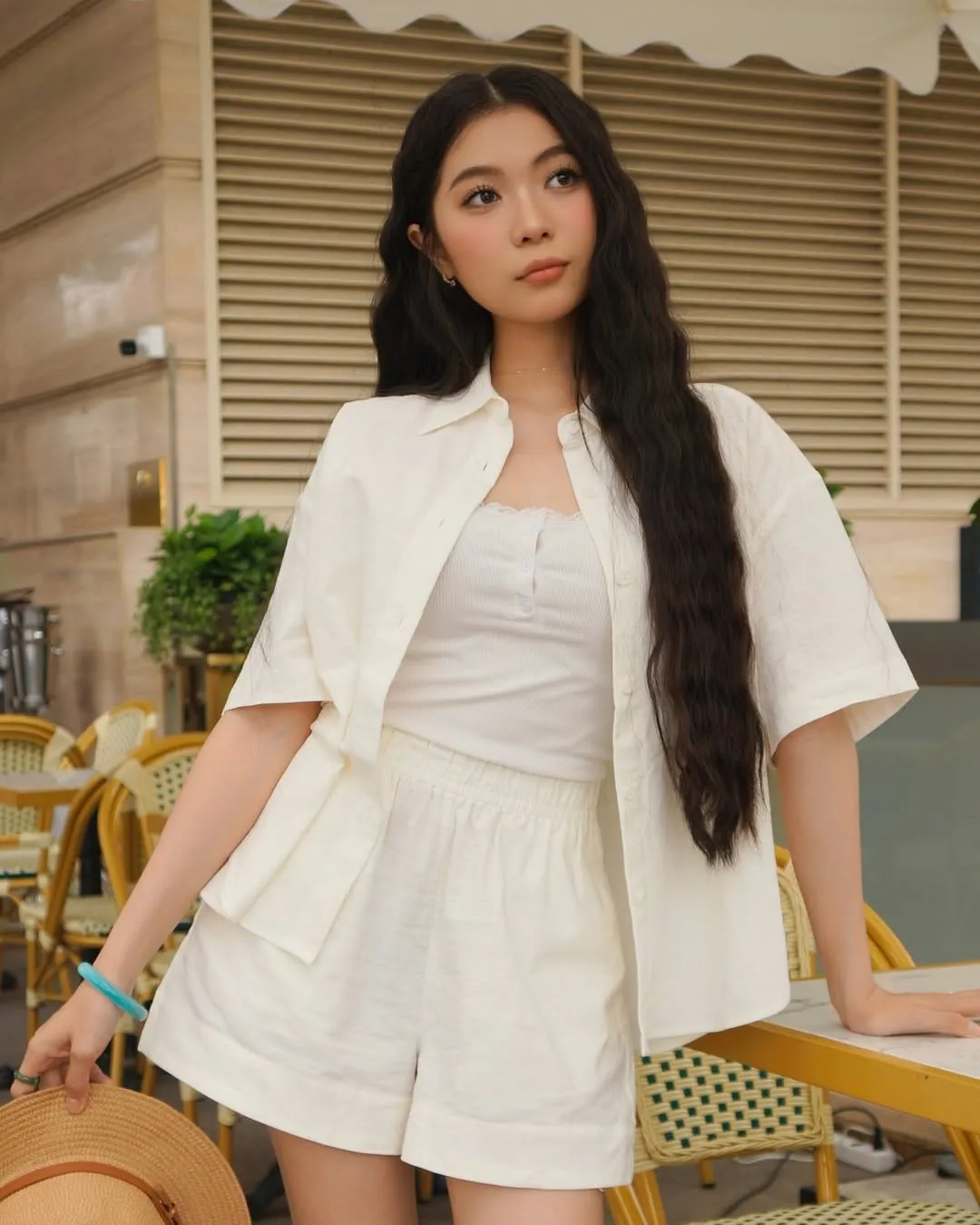áo sơ mi trắng routine