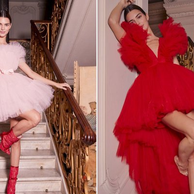 kendall jenner bst h&m x giambattista valli
