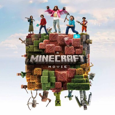 a minecraft movie poster