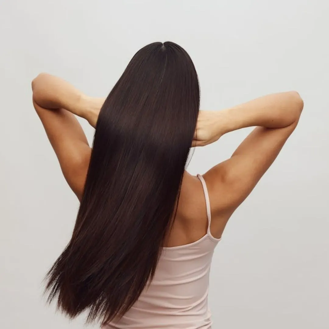 Mái tóc glass hair bóng khỏe