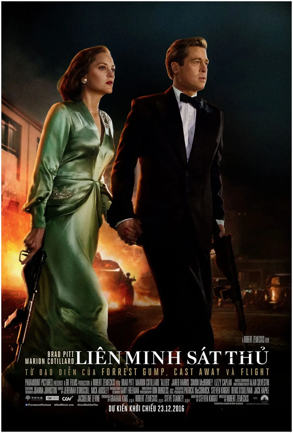 Thời trang trong phim Allied ELLE VN