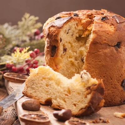 món ăn giáng sinh panettone