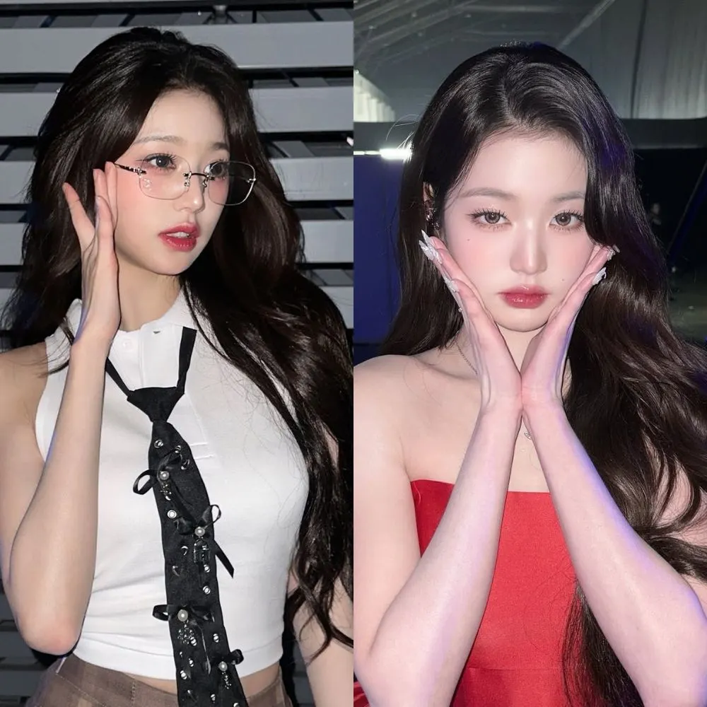 jang wonyoung đeo kính
