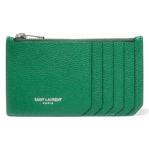 Ví đựng card Saint Laurent Textured-Leather 