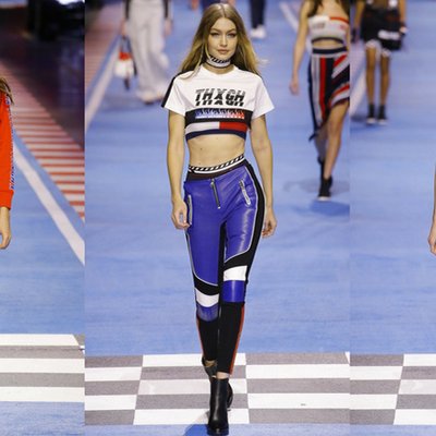 Tommy Hilfiger biến sàn diễn thời trang thành đường đua công thức 1