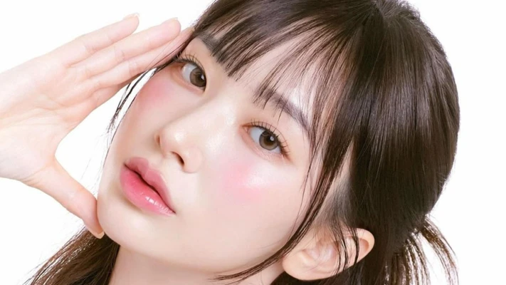 cô gái da trắng nghiêng đầu, cơ hàm