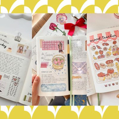 gợi ý trang trí sổ bullet journal