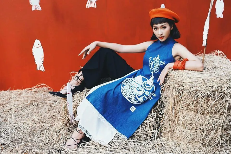 Muôn màu kiểu áo dài cách tân của các thương hiệu thời trang Việt