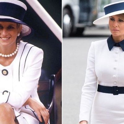 phu nhân melania trump và công nương diana